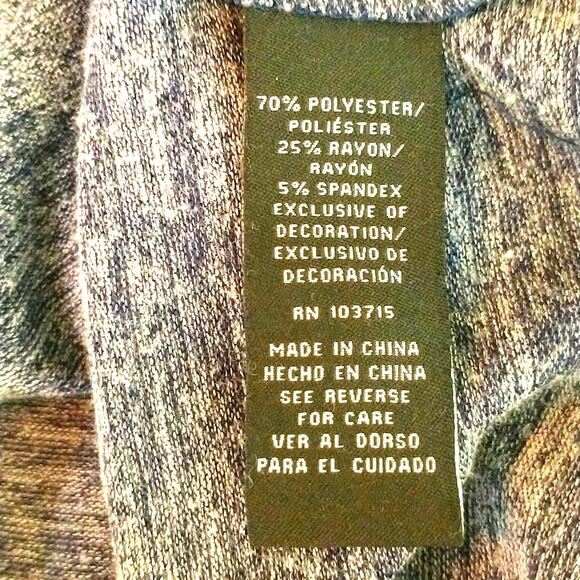 Zac and Rachel Sweatshirt Women's Sz L Blue Sdjustable Sleeve Pullover - Picture 9 of 11